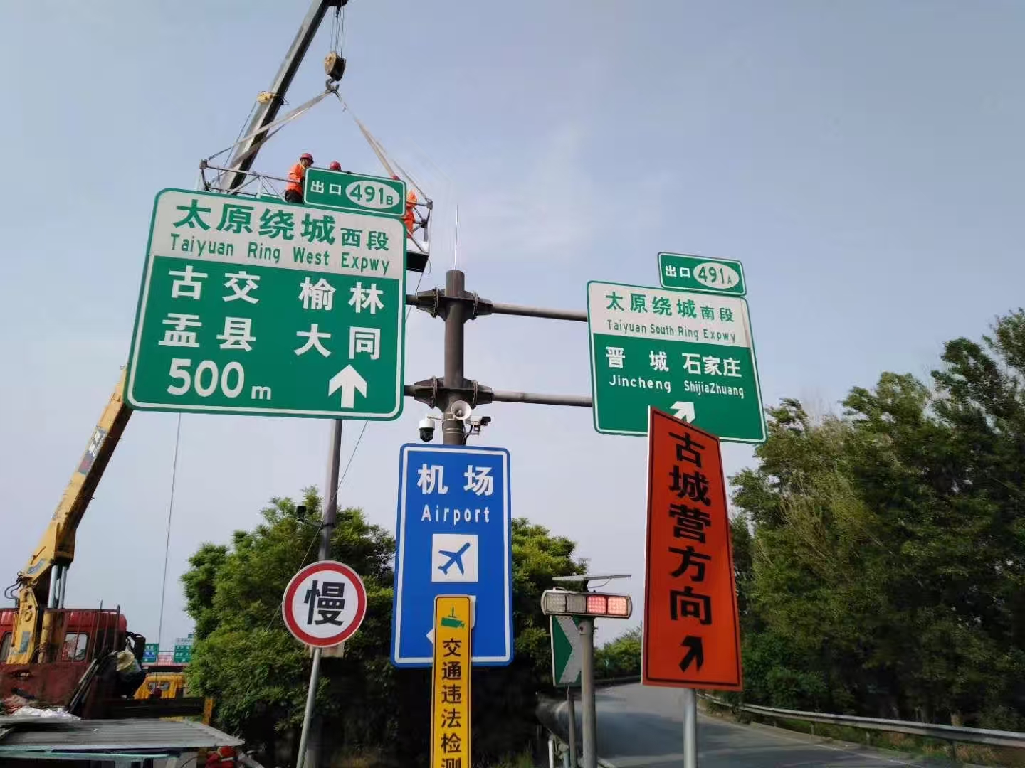 天门市标志杆信号灯杆 - 厂家